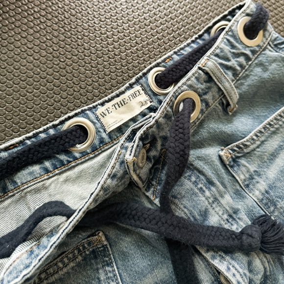 Free People We The Free Moxie Pull-on Barrel Jeans - Picture 4 of 5